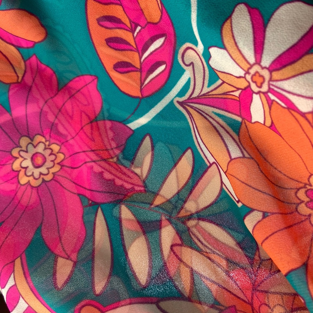 Baltic Born Floral Mini Dress in Pink & Green - Picture 8 of 12